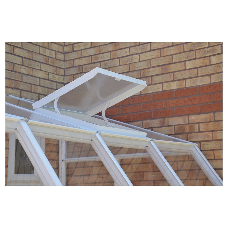 Roof Vent Kit For Sun Room And Greenhouse - White - Rion