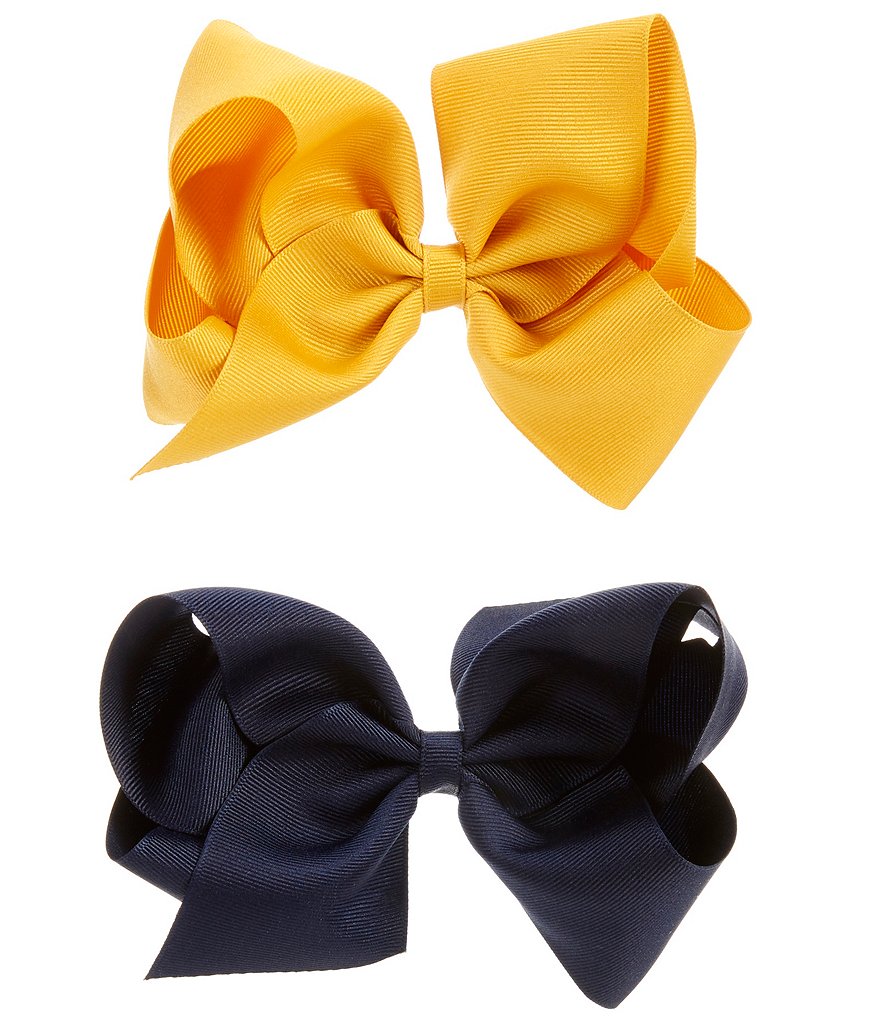 Copper Key Girls Grosgrain King Bows 2-Pack
