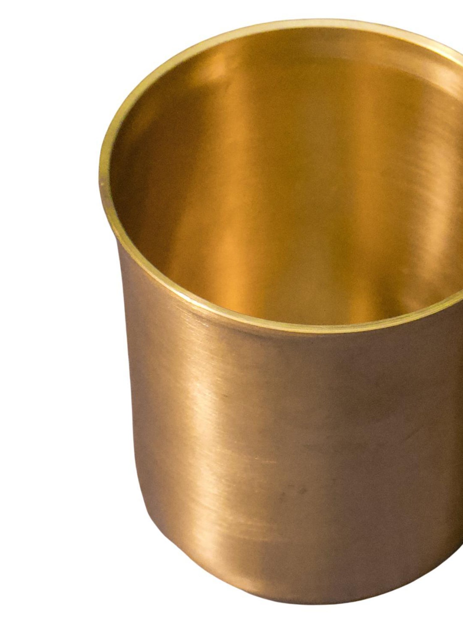 Ambi Pure Brass Small Water Glass (Puja)- 150 Ml Set Of 4