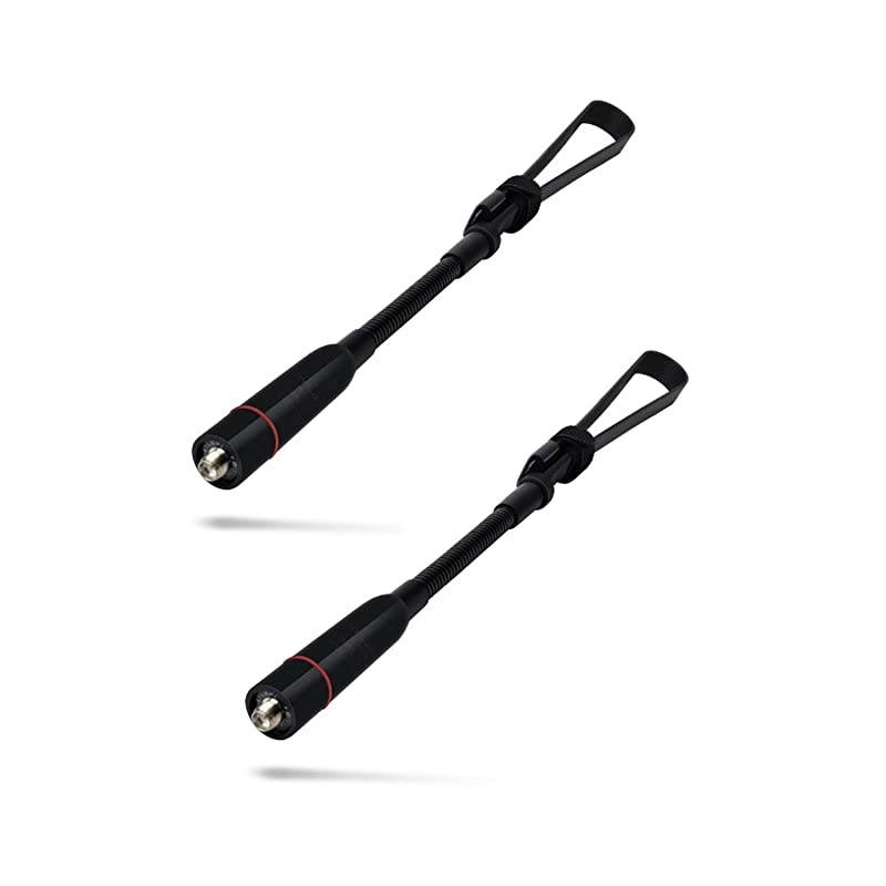 Foldable Tactical Handheld Portable Antenna 187Inch with SMAFemale Dual Band VHFUHF with Gooseneck for UV5R UV82 BFF8HP UV5R V2+ Plus BFF9 V2+ Two Way Radios2 Pack