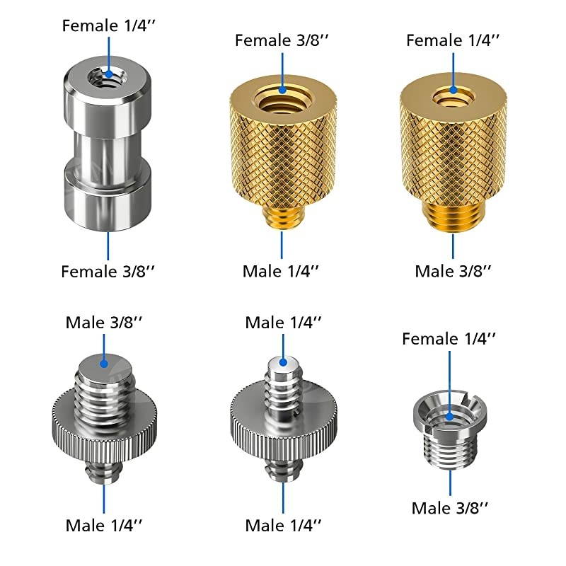 Camera Screw 22 Pcs Tripod Screw Adapter Converter Screws Pack