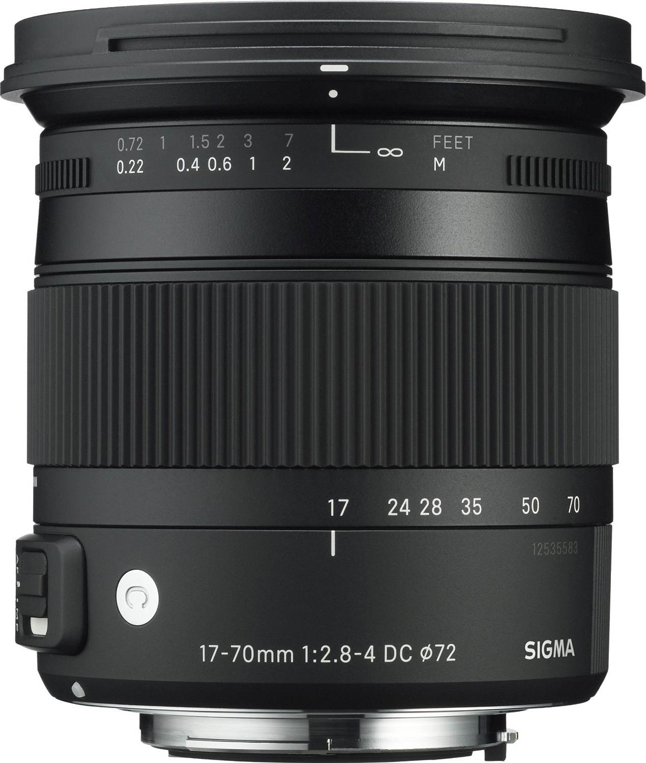 Sigma 17-70mm F2.8-4 Contemporary DC Macro OS HSM Lens for Canon (884101)