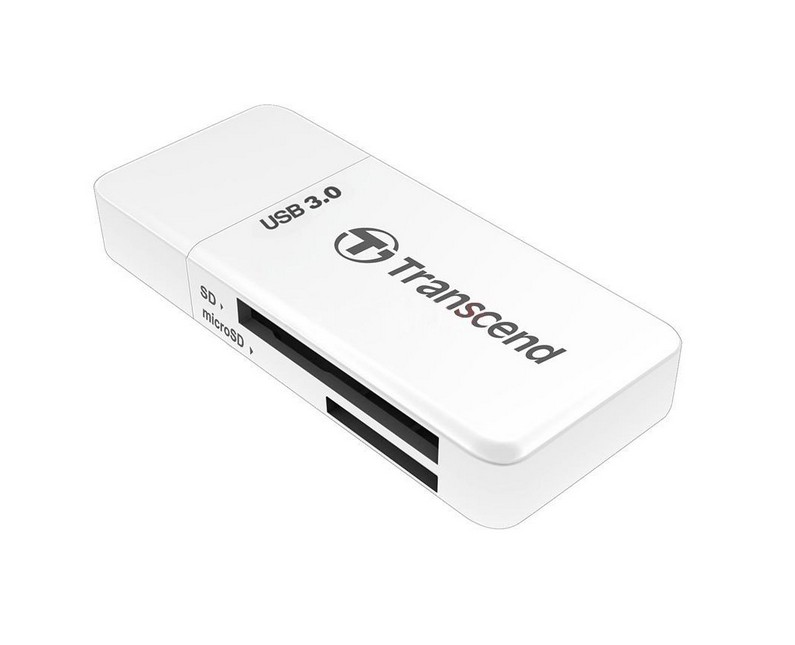 Transcend TS-RDF5K USB 3.0 Support SDHC (UHS-I), SDXC (UHS-I), microSD, microSDHC (UHS-I), and microSDXC (UHS-I) Flash Card Reader