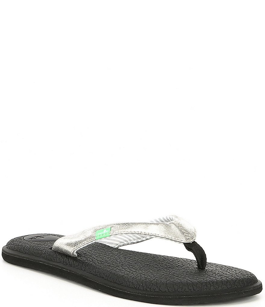 Sanuk Women's Yoga Chakra Metallic Flip Flops