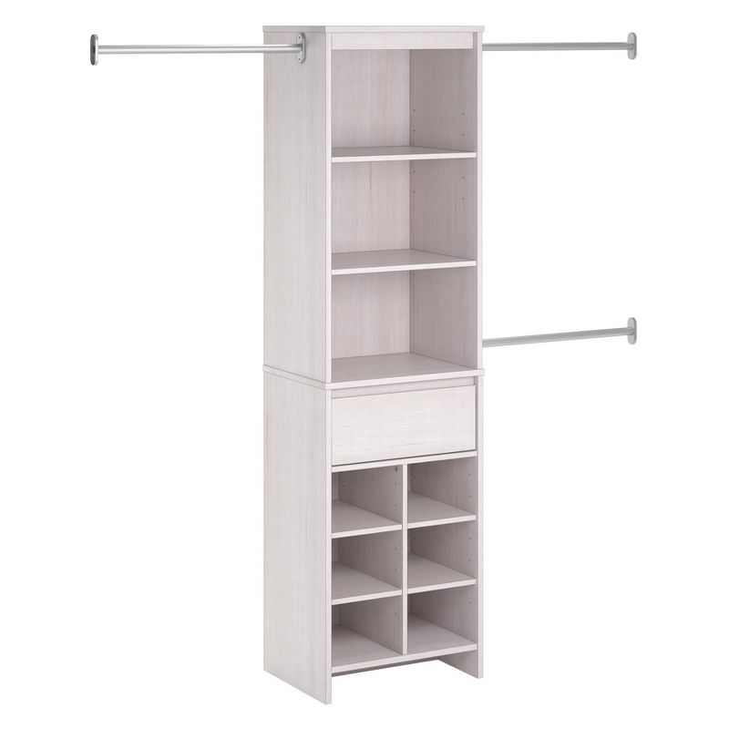 Home Basics Over the Door Metal Closet Rod, Silver