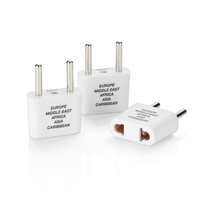 Travel Smart by Conair Continental Adapter Plug Set - 3pk