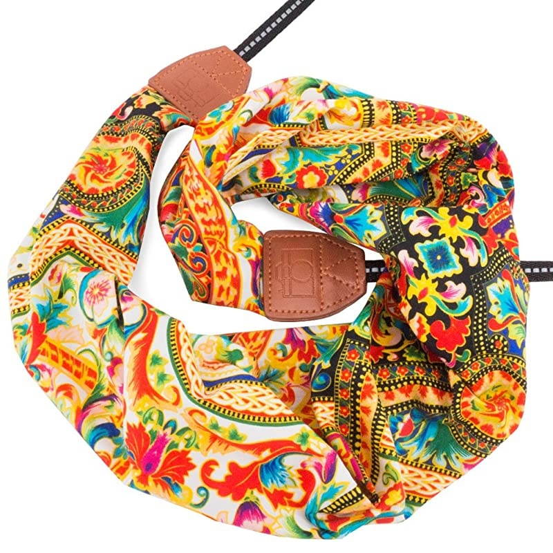 Soft Scarf Camera Neck Shoulder Strap Belt Compatible with All DSLRSLRDigital Camera DC Instant Camera Etc Pattern 02