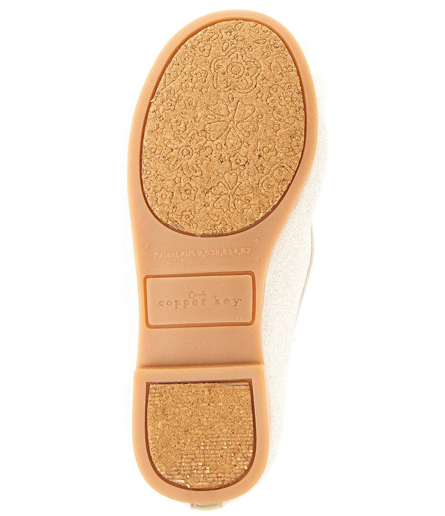Copper Key Girls' Surely-T Glitter Ballet Flats (Infant)