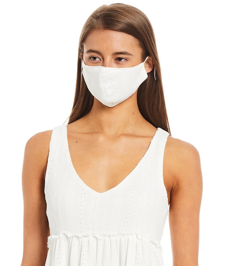 Midnight Doll Sleeveless Knit Eyelet Tiered Dress