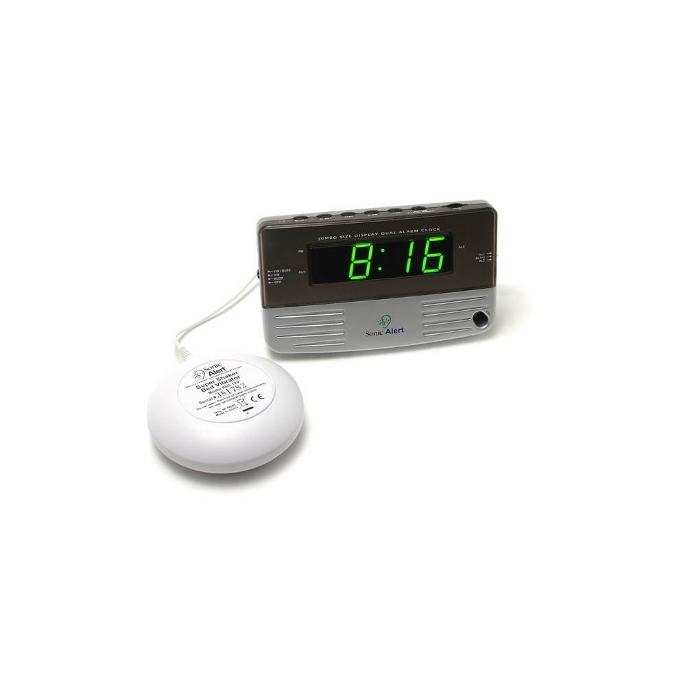 Alarm Clock w/ Bed Shaker