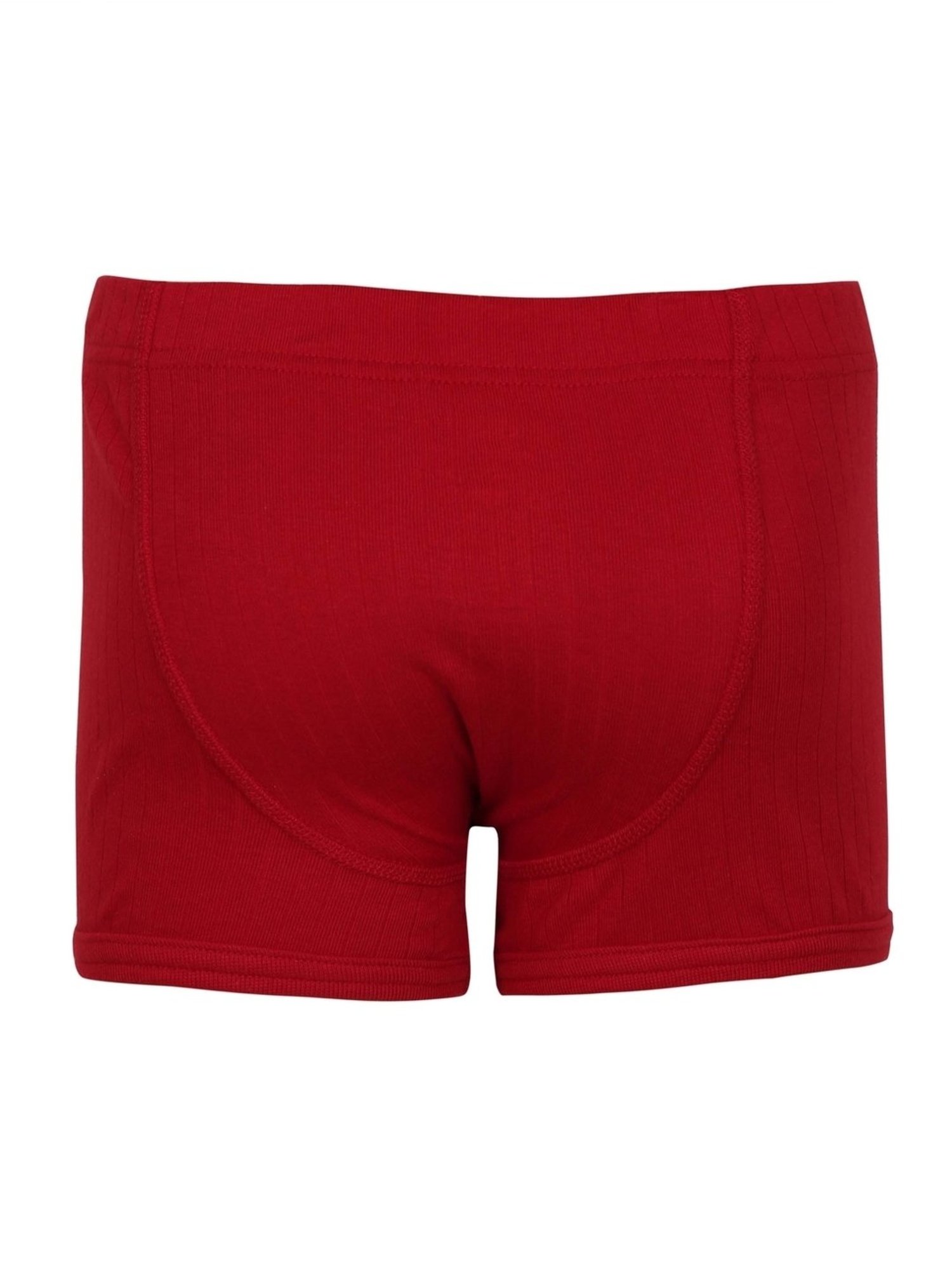 Jockey Kids Red Solid Trunk (Pack Of 2)