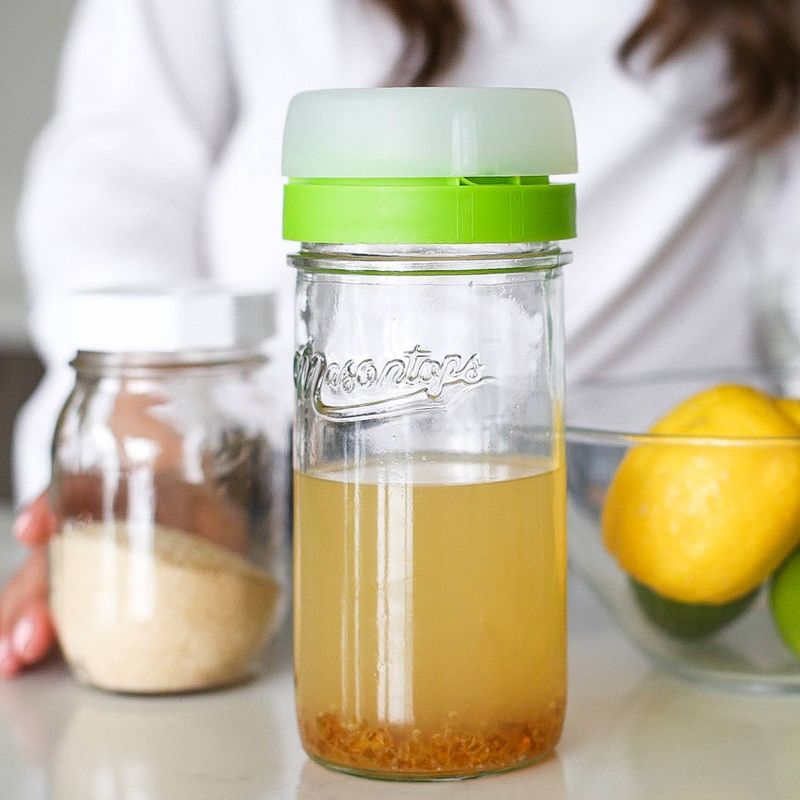 Masontops 2pk Kefir Cap Mason Jar Kefir Brewing Lids - Wide