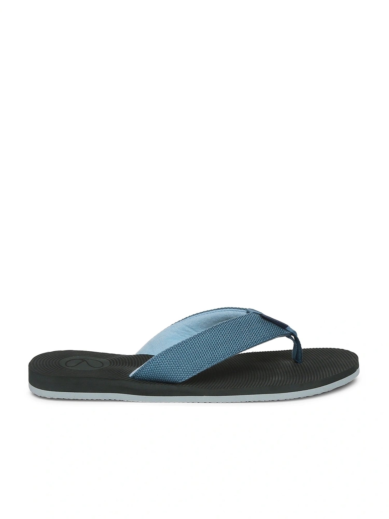 Chupps Men's Wyld Solid URO Blue Flip Flops