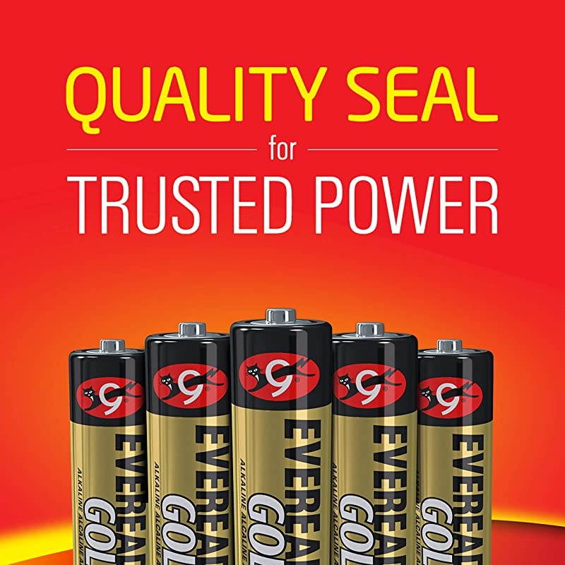 AA Batteries Gold 36 Count