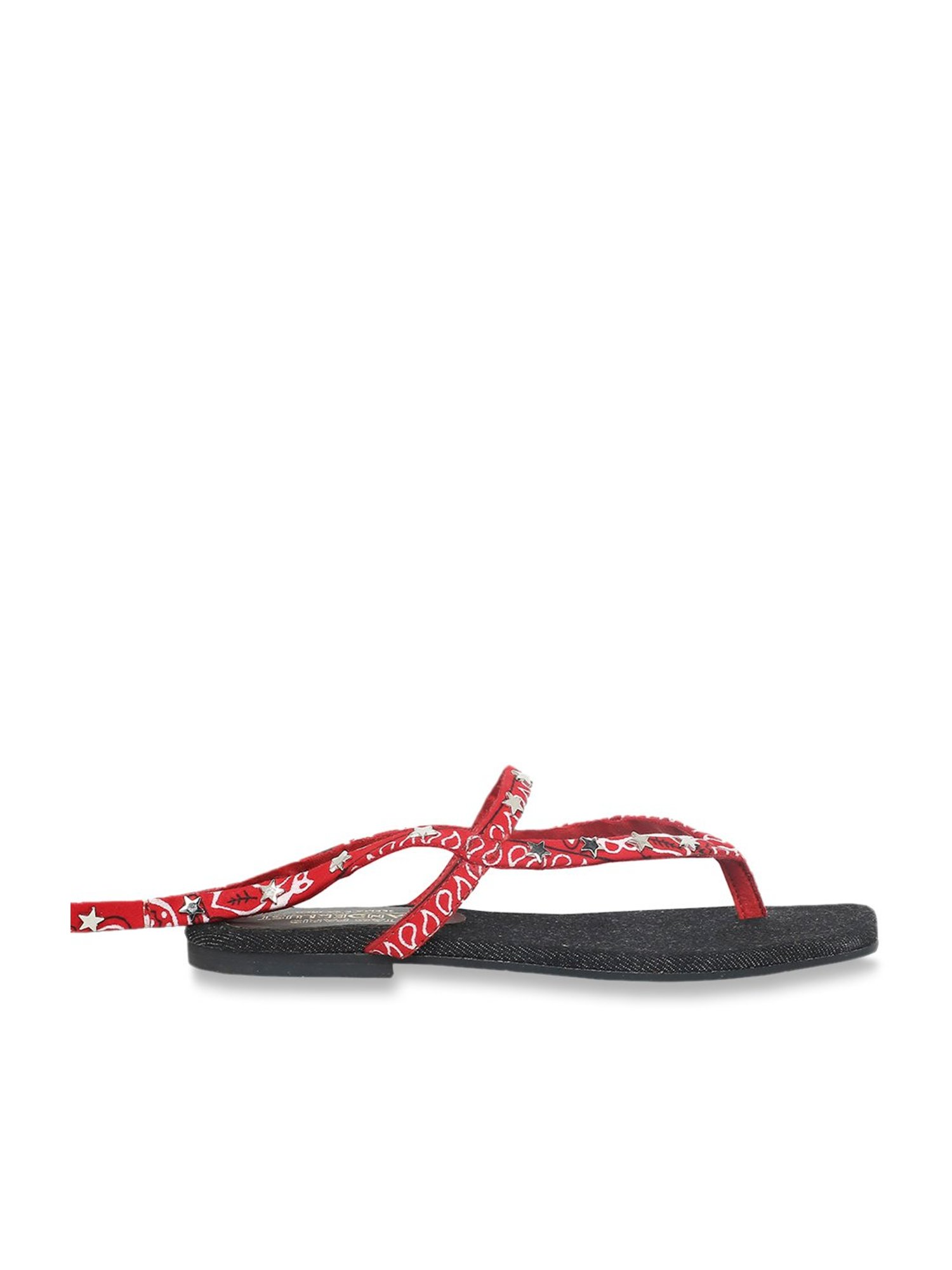 Tao Paris Women's Ibiza Red Gladiator Sandals