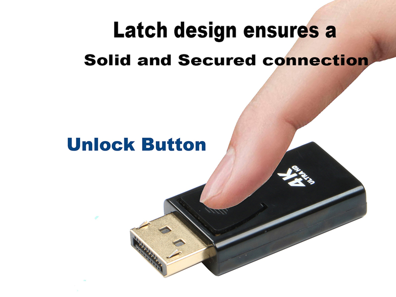 DisplayPort to HDMI, DP Display Port to HDMI Adapter 4K@30Hz (Male to Female), Display to HDMI Converter 18Gbps for Xbox,Compatible with Lenovo, HP, DELL, Thinkpad