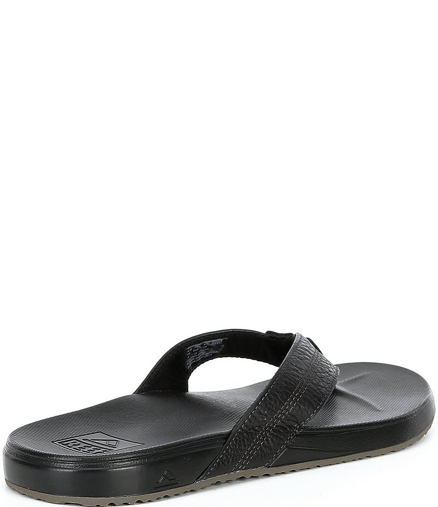 Reef Men's Cushion Bounce Phantom Leather Flip Flops
