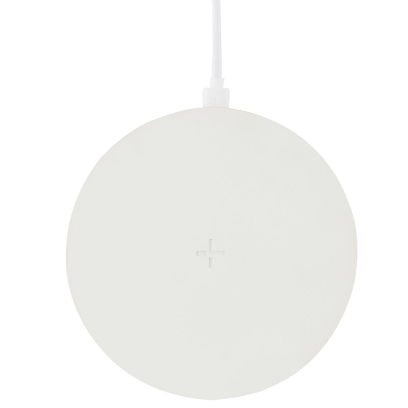 TYLT Puck 10W Wireless Charging Pad – White/Cork