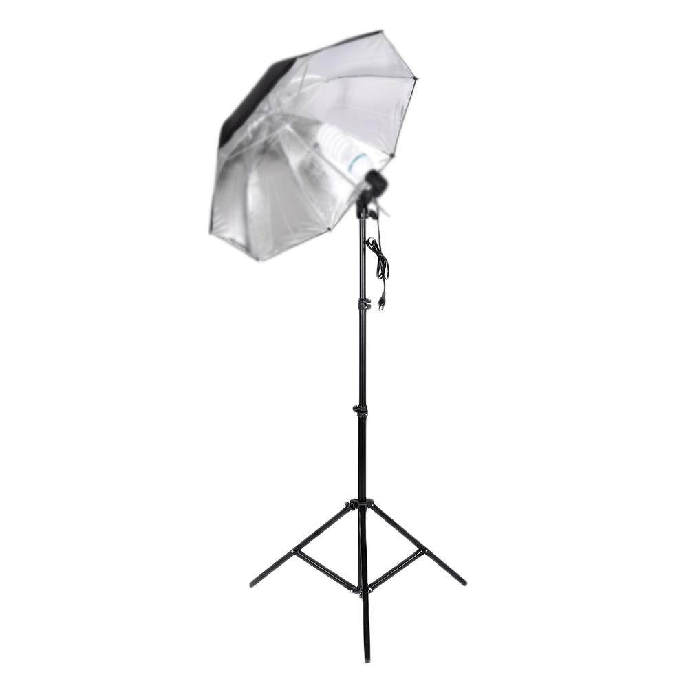 Kshioe Aluminum Adjustable Single 2m Light Stand Reflexed Light Stand Black