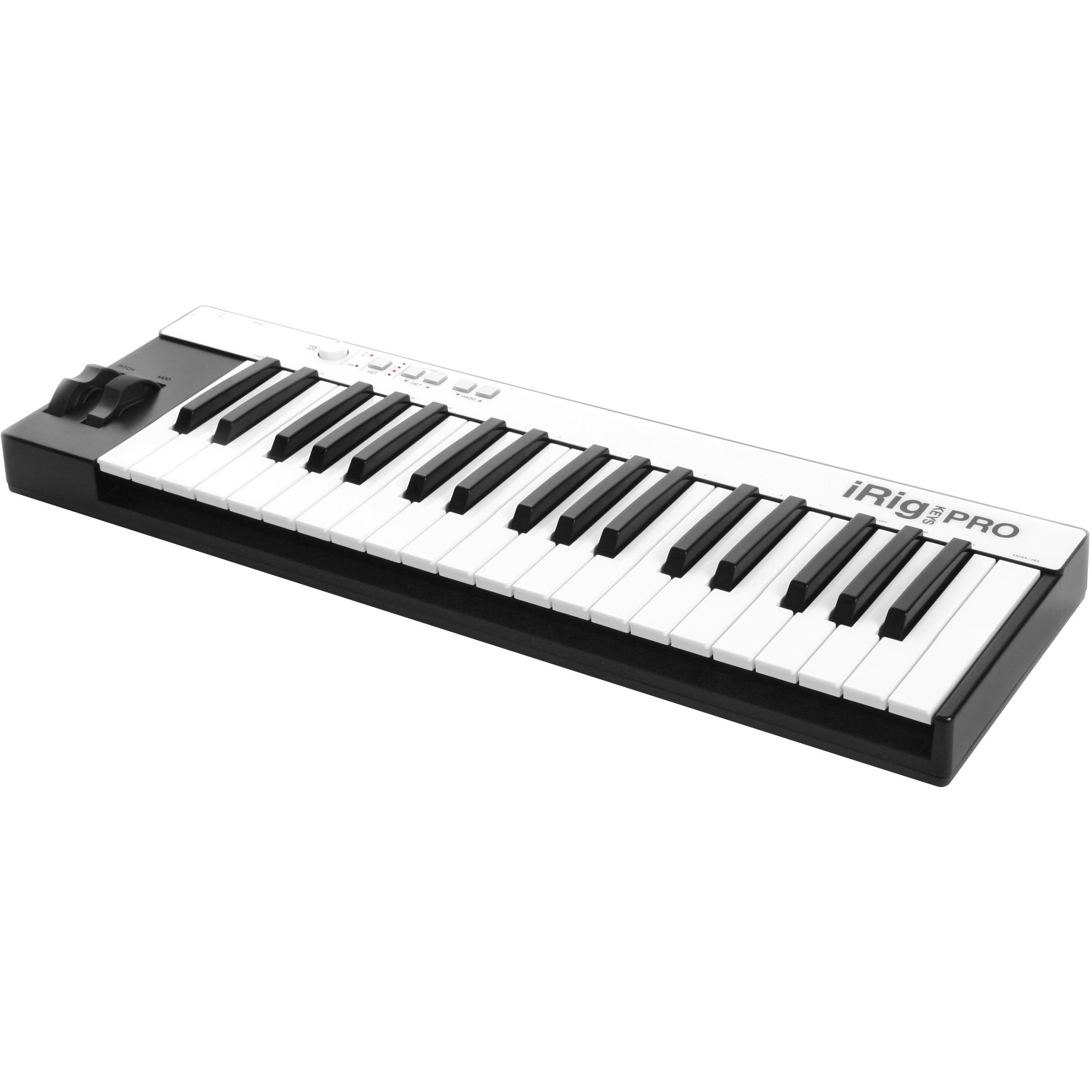 IK Multimedia iRig Keys Pro MIDI 37-key Keyboard Midi iOS Controller