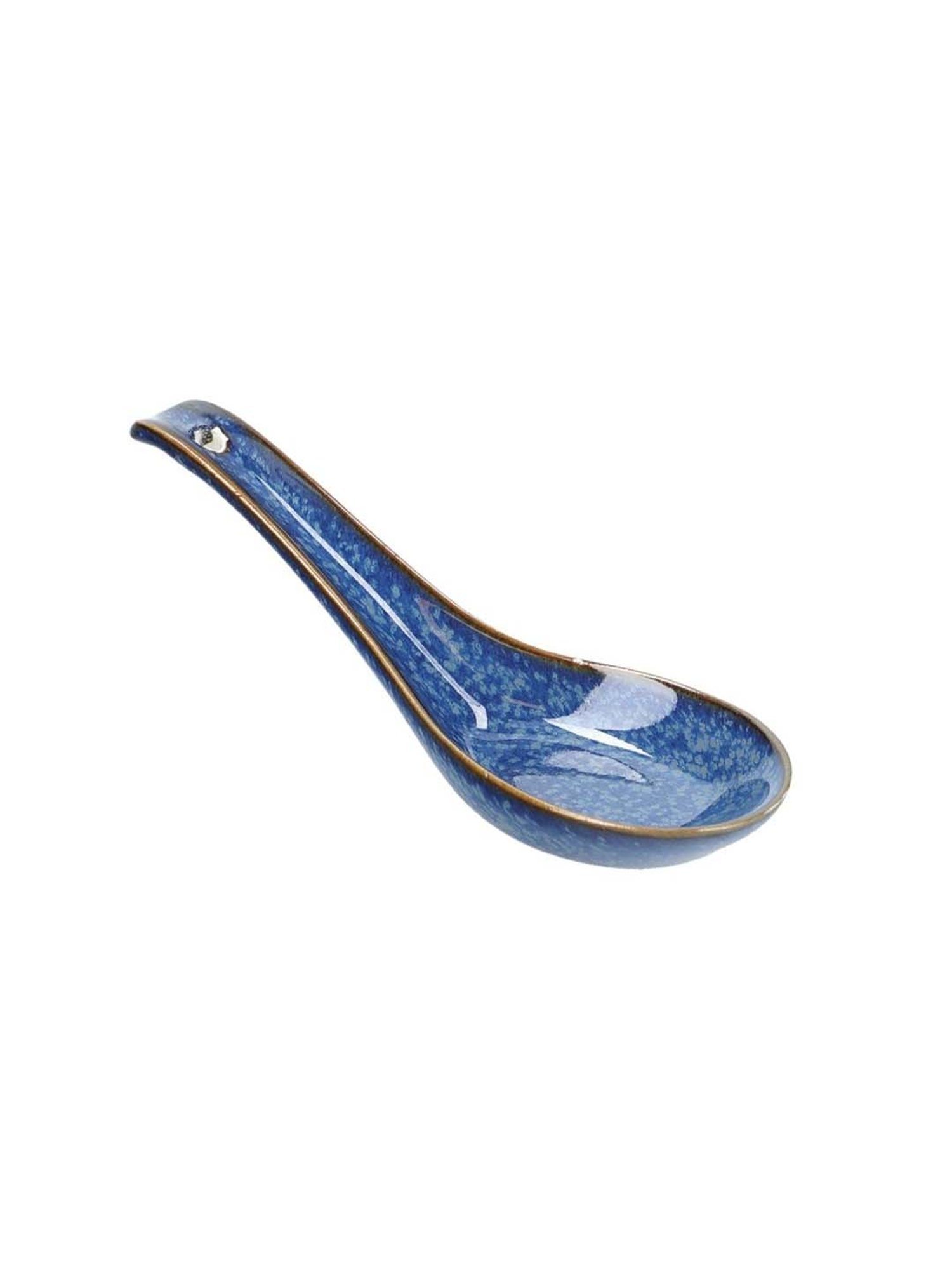 Mikasa Satori Blue Porcelain Rice Spoon