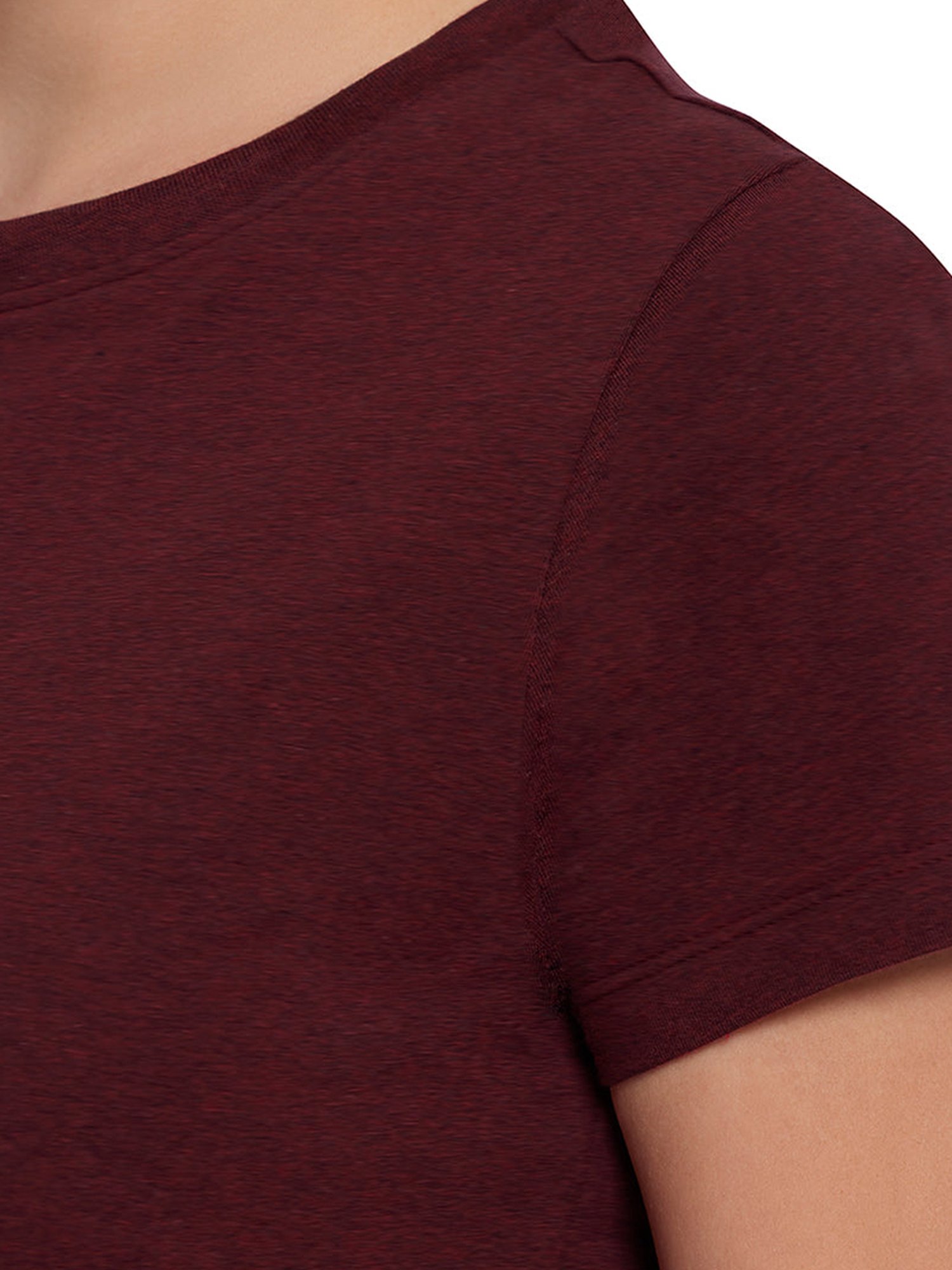 Amante Brown Cotton Sports T-Shirt