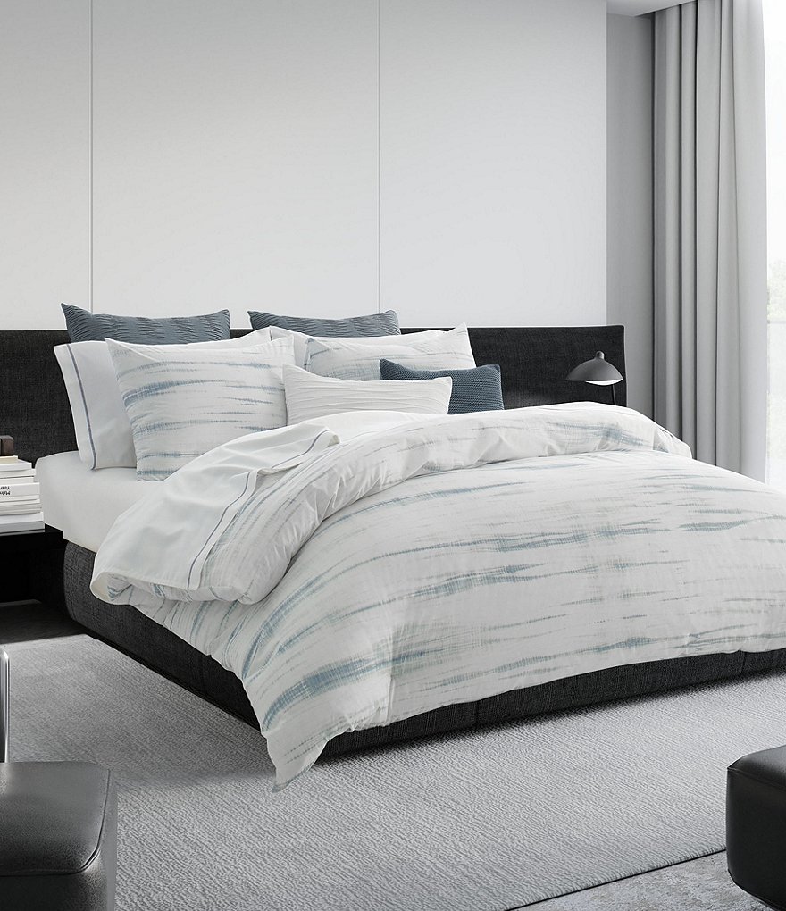 Vera Wang Marble Shibori Duvet Cover