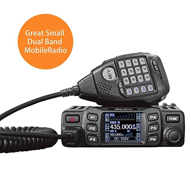 AT778UV Dual Band Transceiver Mobile Radio VHFUhf Two Way Amateur Radio