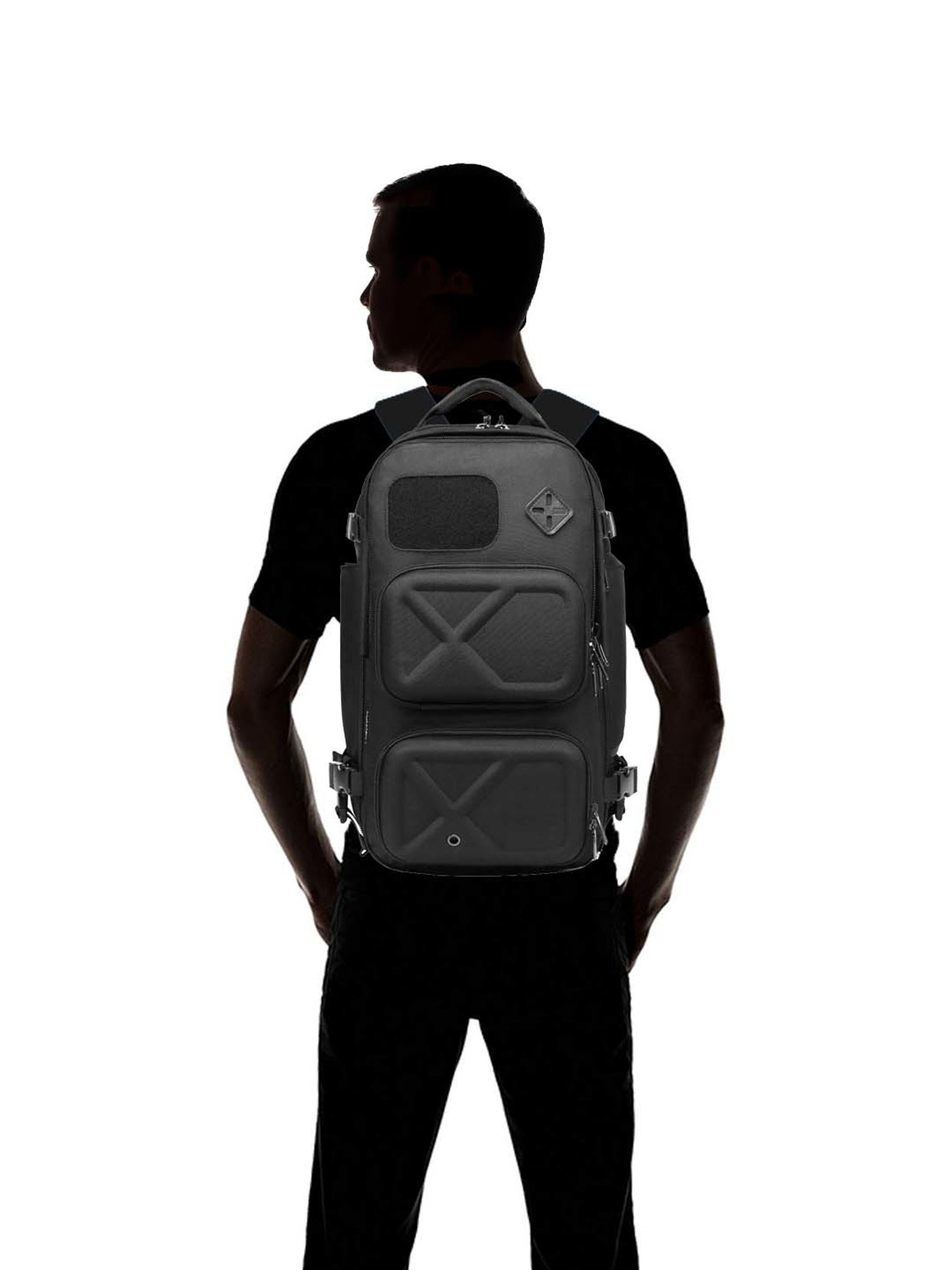 Ozuko Equivoyage Black Soft One Size Backpack