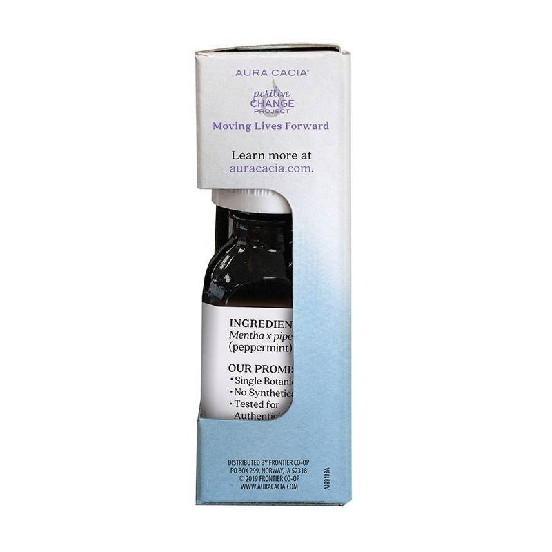Aura Cacia Peppermint Cooling Pure Essential Oil - 0.5oz