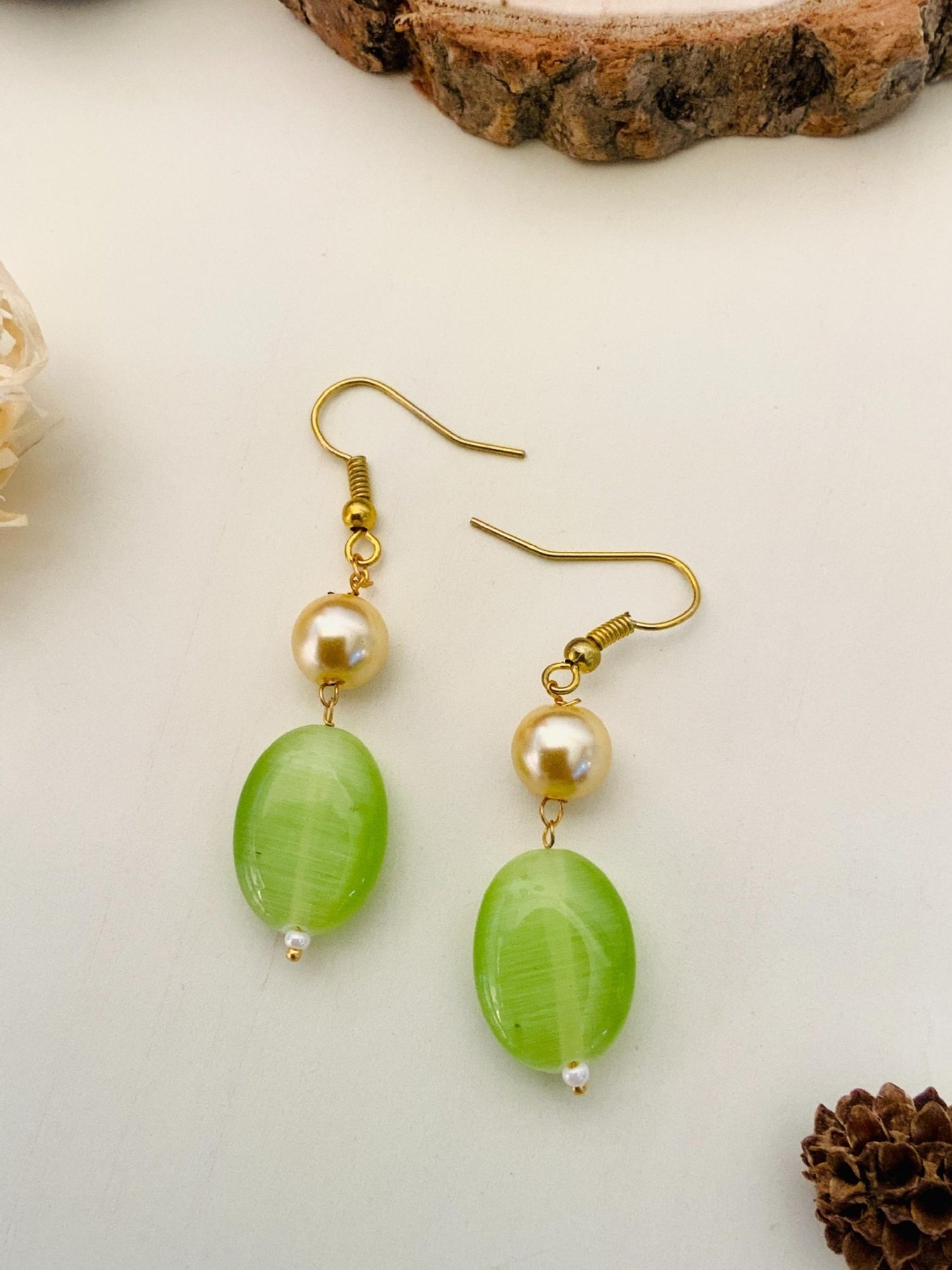 Abdesigns Classic Gold-Plated Drop Earrings