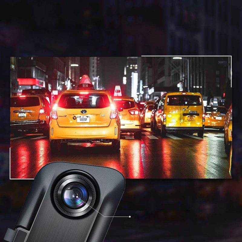 VanTop H612T 12&rdquo; 4K Mirror Dash Cam with Voice Control,Touch Screen Rear View Mirror Camera, GPS Tracking