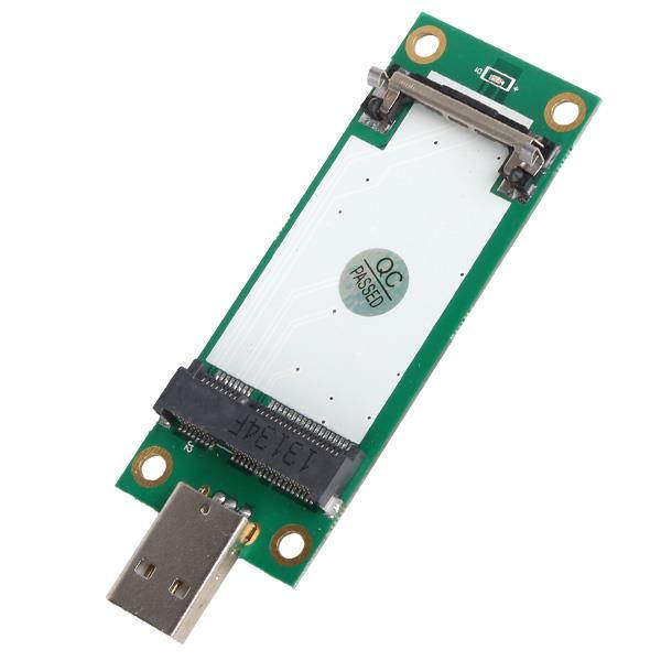 Mini PCI-e Wireless to USB Adapter card With SIM Card Slot Test WWAN module