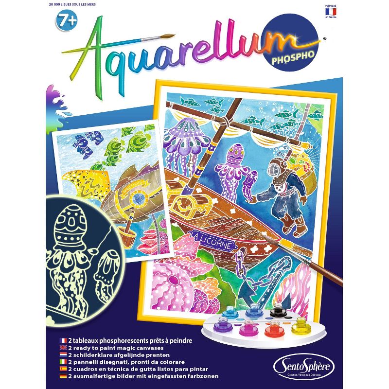 12ct Painting Kit Aquarellum Phospho Nautilus - SentoSphere USA