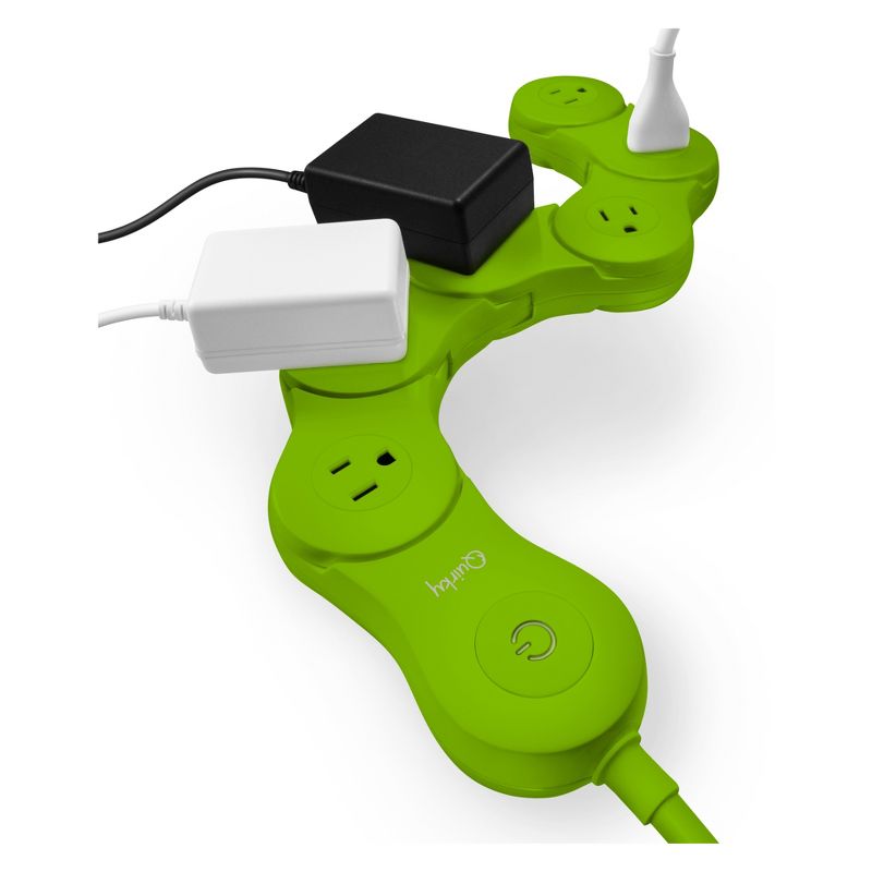 Quirky Pivot Power Surge Protector Surge Protector Green