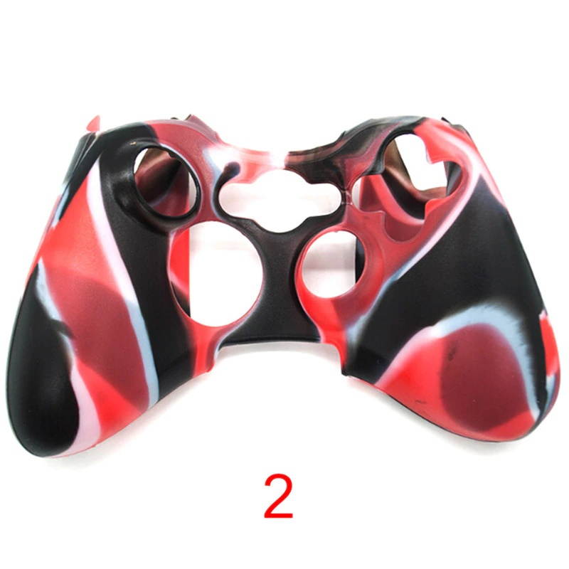 Gaming Controllers Cover Wireless Controller For XBOX 360 Silicone Rubber Protective Skin Shell Case