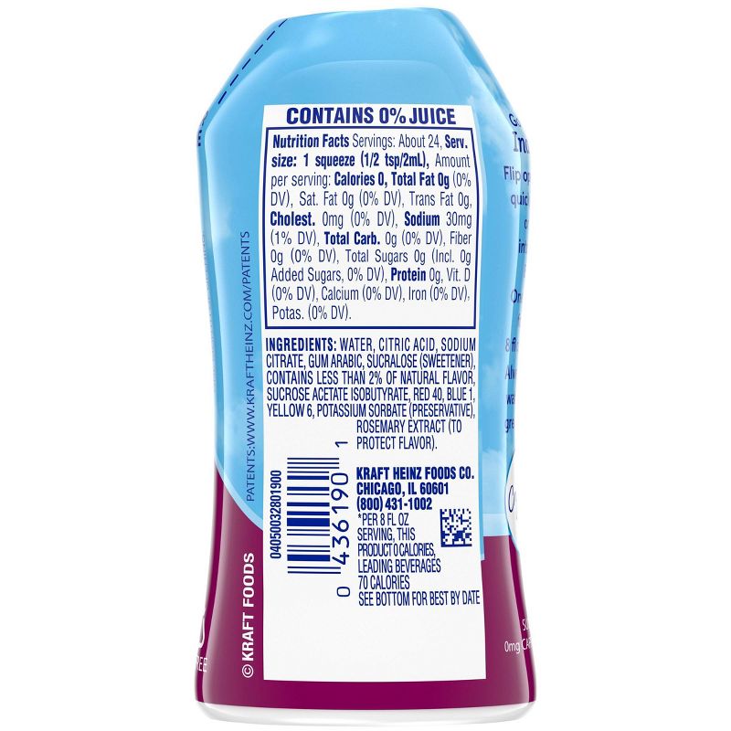 Crystal Light Liquid Blackberry Lemonade Drink Mix - 1.62 fl oz Bottle