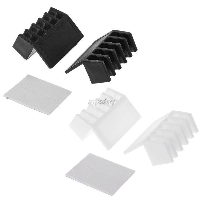 Universal Plastic Cable Winder 2 pcs/lot Five Slot Plastic Cord Divider Wire Cable Clips Organizer Holder Fixer Winder Oct30