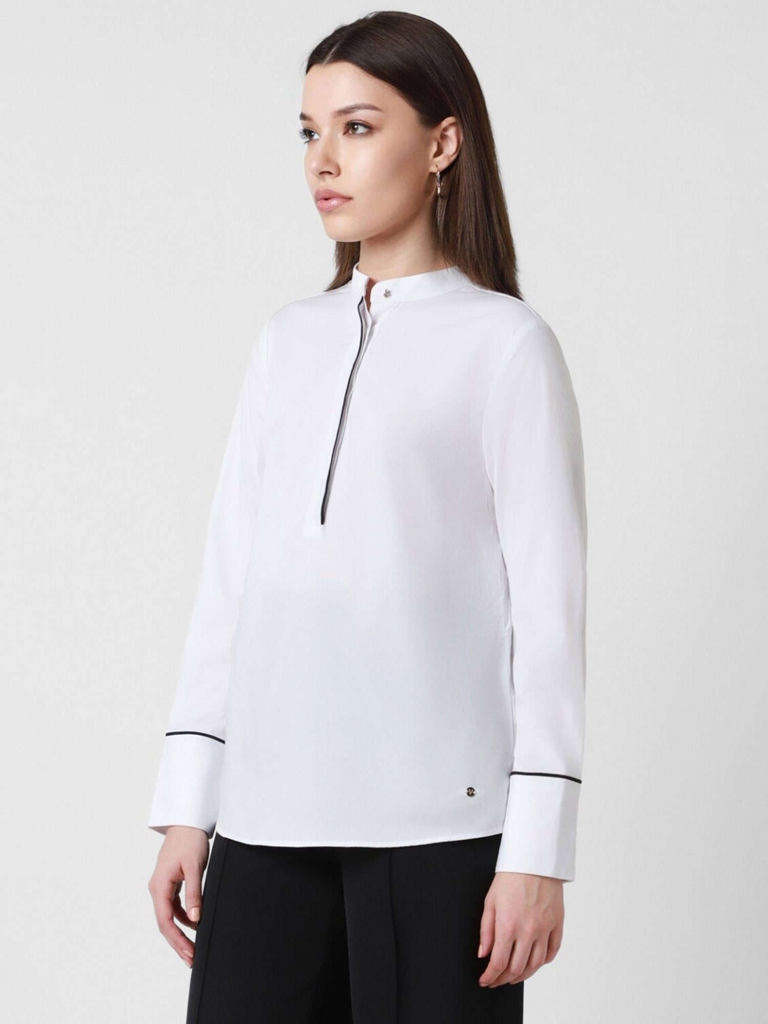 Van Heusen White Regular Fit Top