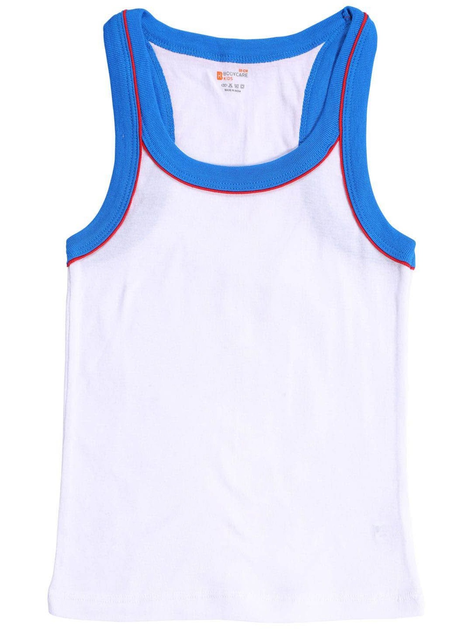 Bodycare Kids Assorted Solid Vest (Pack Of 3)