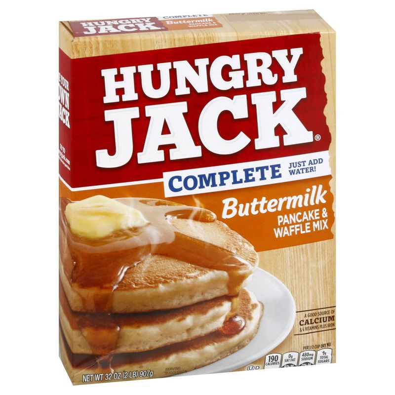 Hungry Jack Complete Buttermilk Pancake & Waffle Mix - 32oz