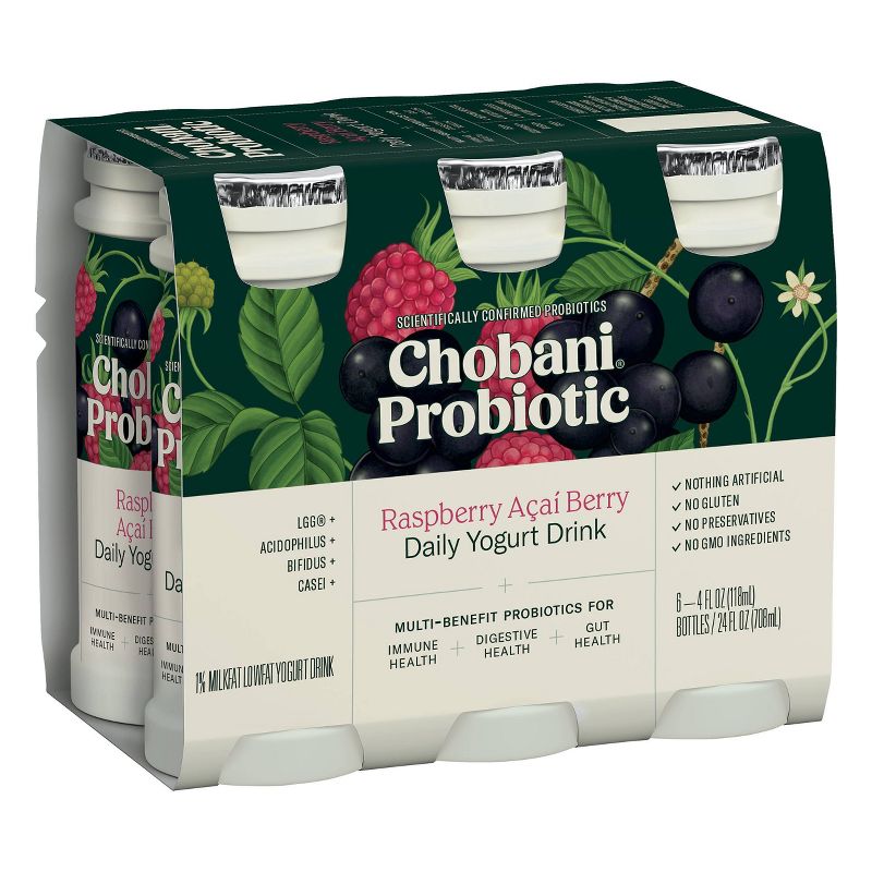 Chobani Probiotic Yogurt Drink Raspberry - 24 fl oz