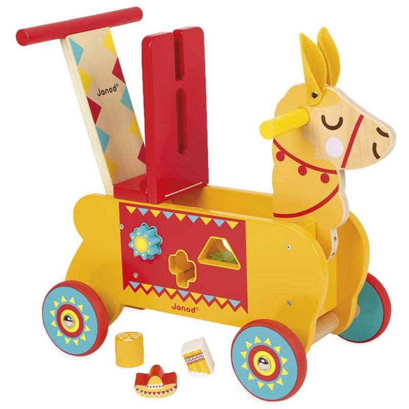Magic Cabin - Wooden Ride-On Llama for Toddlers & Kids