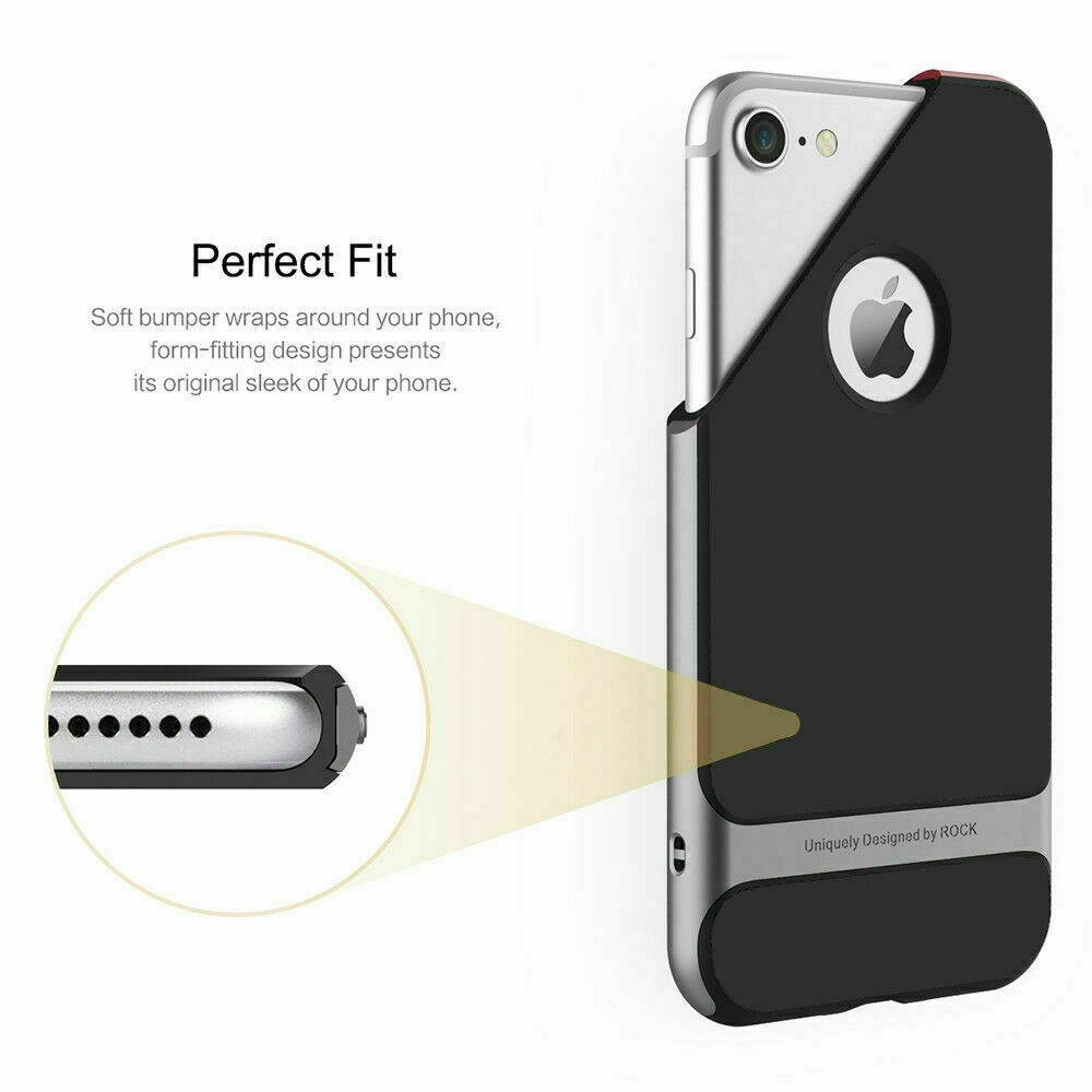 For  iPhone 6 Plus / 6S Plus Phone Case Hybrid Hard Bumper Soft Slim Cover
