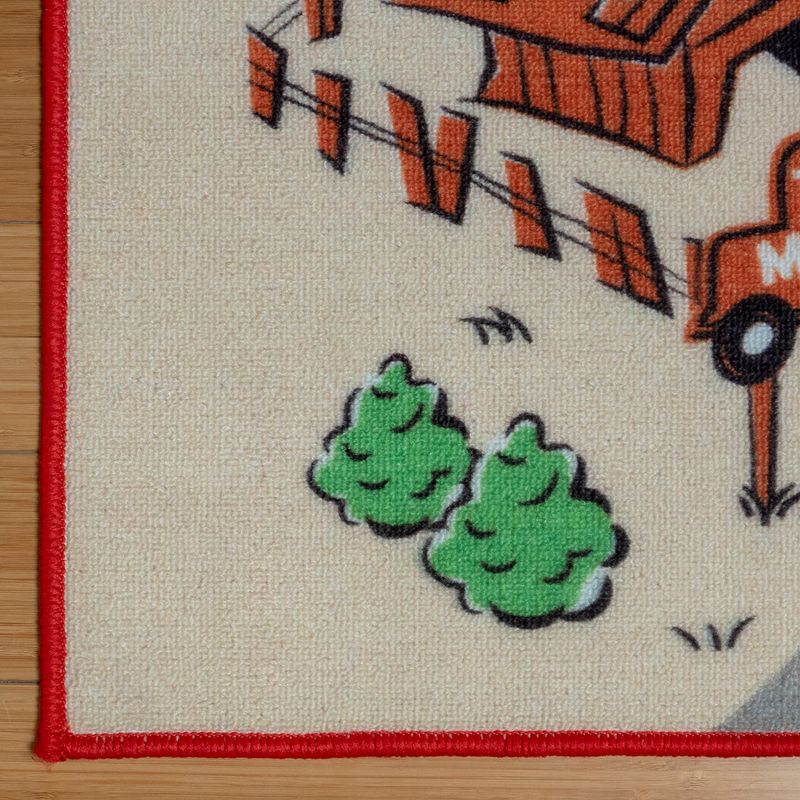 Cars 4'6"x6'6" Radiator Play Rug