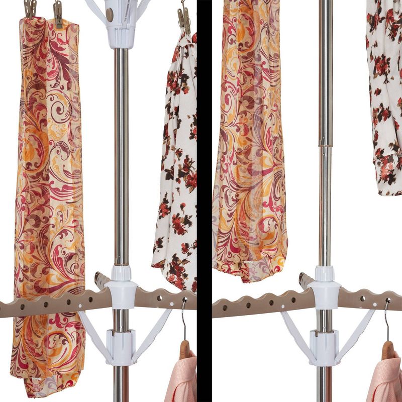 Household Essentials 2 Tier Tripod Clothes Dryer with Clips