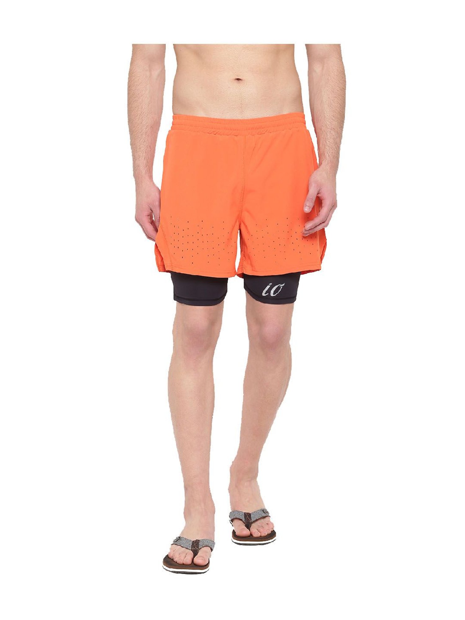 IO Orange Comfort Fit Shorts