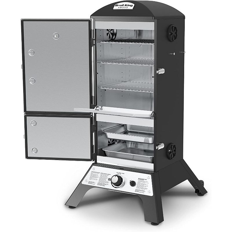 Dyna-Glo Wide Body Vertical Offset Charcoal Smoker Model DGO1890BDC-D