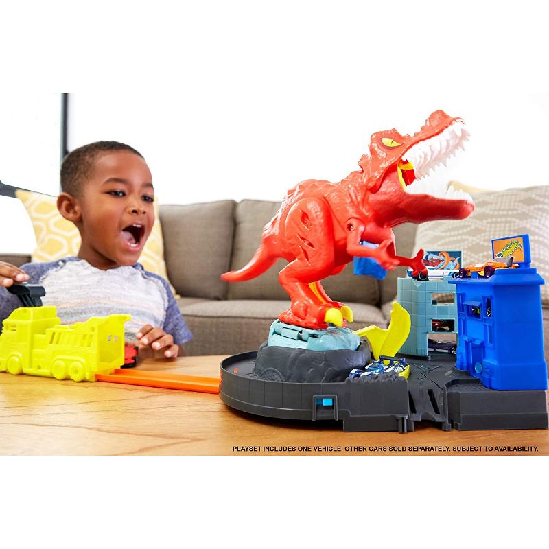 HAPE Wooden Fire Engine Playset with Working Ladder, Fireman and Dog