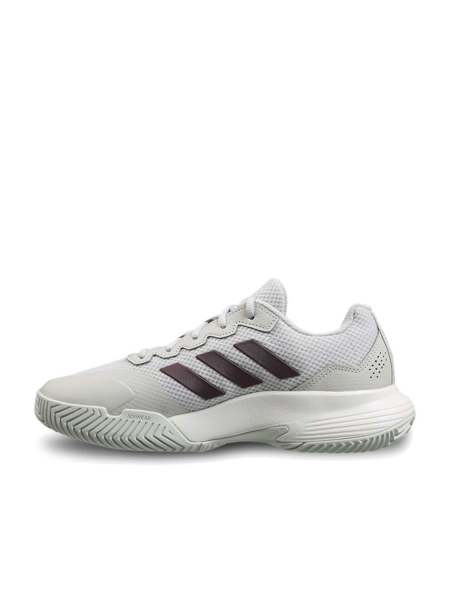 Adidas Women's GameCourt 2 Grey Tennis Shoes